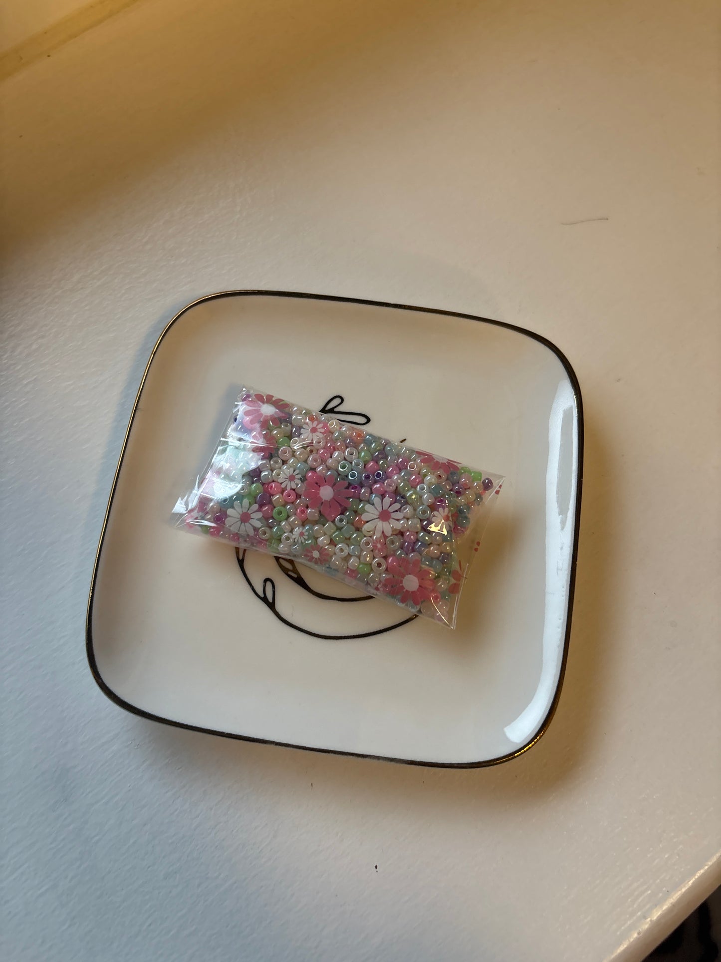 Seed bead confetti