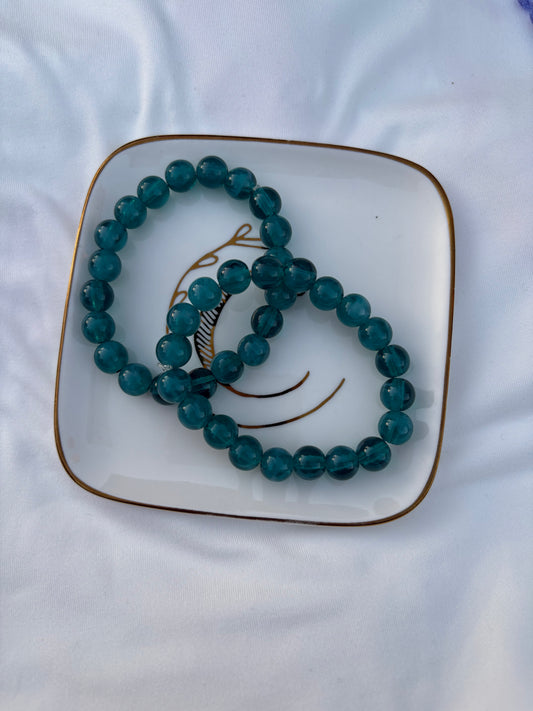Blue bracelet set